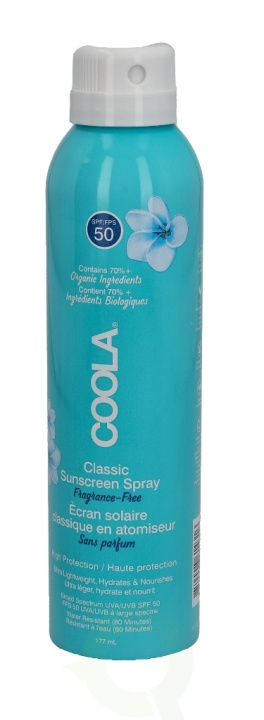 Coola Classic Body Sunscreen Spray SPF50 177 ml Unscented in de groep BEAUTY & HEALTH / Huidsverzorging / Zonnebank / Zonnebescherming bij TP E-commerce Nordic AB (C49987)