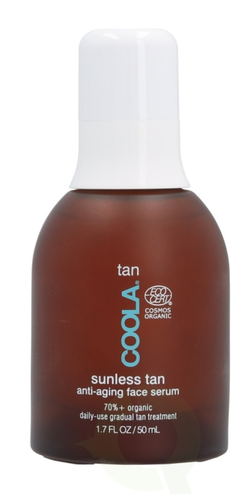 Coola Tan Sunless Tan Face Serum 50 ml Anti-Aging in de groep BEAUTY & HEALTH / Huidsverzorging / Zonnebank / Bruin zonder zon bij TP E-commerce Nordic AB (C49988)