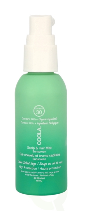 Coola Ocean Salted Sage Scalp & Hair Mist SPF30 59 ml in de groep BEAUTY & HEALTH / Haar & Styling / Haarverzorging / Conditioner spray/Leave-in bij TP E-commerce Nordic AB (C49991)
