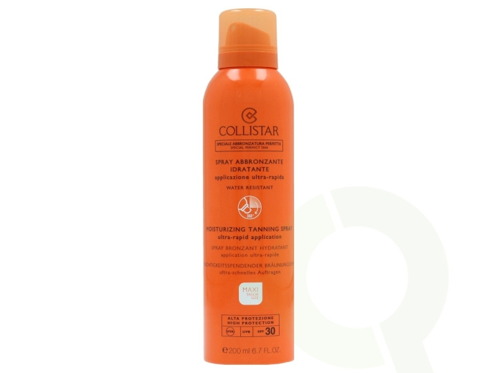 Collistar Moisturizing Tanning Spray SPF30 200 ml Ultra Rapid Applicition in de groep BEAUTY & HEALTH / Huidsverzorging / Zonnebank / Bruin zonder zon bij TP E-commerce Nordic AB (C50027)