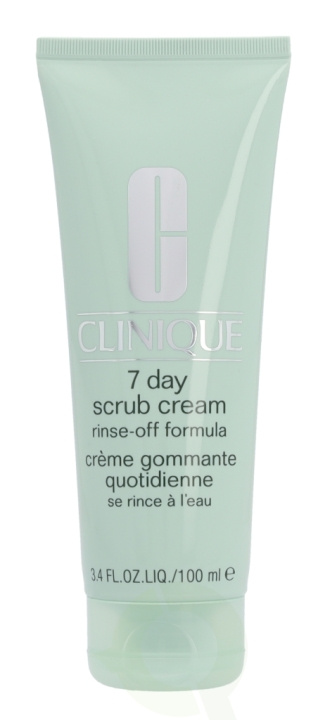 Clinique 7 Day Scrub Cream Rinse-Off Formula 100 ml in de groep BEAUTY & HEALTH / Huidsverzorging / Gezicht / Scrub / Peeling bij TP E-commerce Nordic AB (C50100)