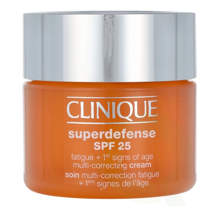 Clinique Superdefense Multi-Correcting Cream SPF25 50 ml Very Dry to Dry Combination 1,2 in de groep BEAUTY & HEALTH / Huidsverzorging / Gezicht / Gezichtscrèmes bij TP E-commerce Nordic AB (C50282)