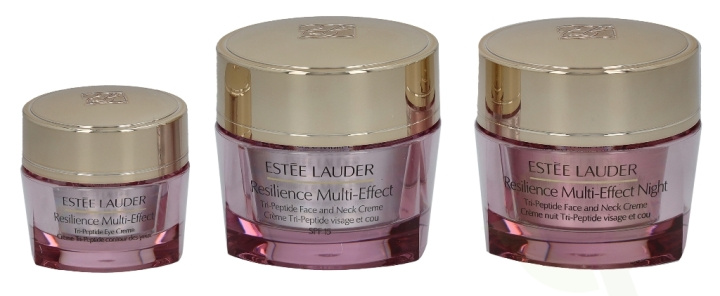 Estee Lauder E.Lauder Resilience Multi-Effect 3-To-Travel 115 ml Face & Neck Creme 50ml/Night Creme 50ml/Eye Creme 15ml in de groep BEAUTY & HEALTH / Huidsverzorging / Gezicht / Dagcrème bij TP E-commerce Nordic AB (C51122)