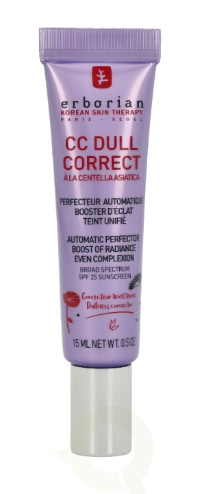 Erborian CC Dull Correct Sunscreen SPF25 15 ml Broad Spectrum in de groep BEAUTY & HEALTH / Huidsverzorging / Zonnebank / Zonnebescherming bij TP E-commerce Nordic AB (C51278)