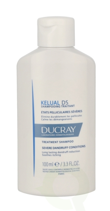 Ducray Kelual DS Anti-Dandruff Treatment Shampoo 100 ml in de groep BEAUTY & HEALTH / Haar & Styling / Haarverzorging / Shampoo bij TP E-commerce Nordic AB (C51343)