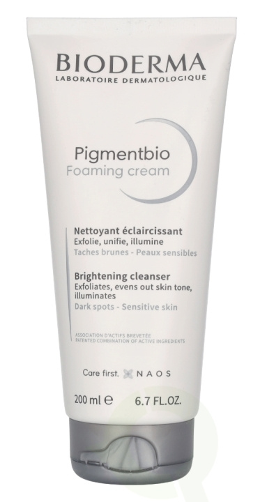 Bioderma Pigmentbio Foaming Cream Brightening Cleanser 200 ml in de groep BEAUTY & HEALTH / Huidsverzorging / Gezicht / Schoonmaak bij TP E-commerce Nordic AB (C51366)