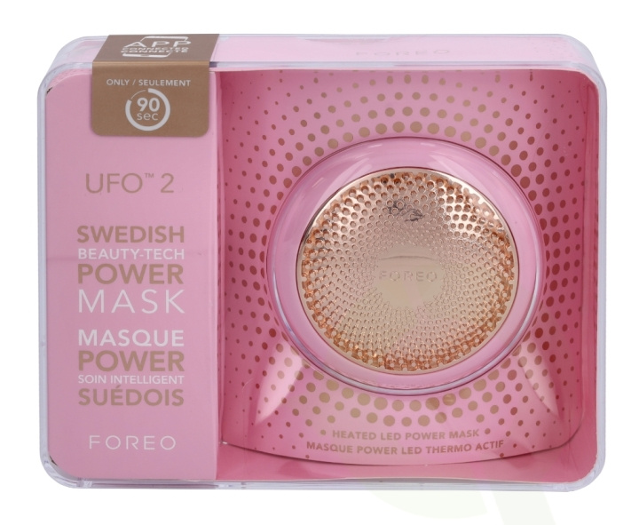 Foreo Ufo 2 Power Mask & Light Therapy - Pearl Pink 1 Piece in de groep BEAUTY & HEALTH / Huidsverzorging / Gezicht / Hulpmiddelen voor huidverzorging bij TP E-commerce Nordic AB (C51386)