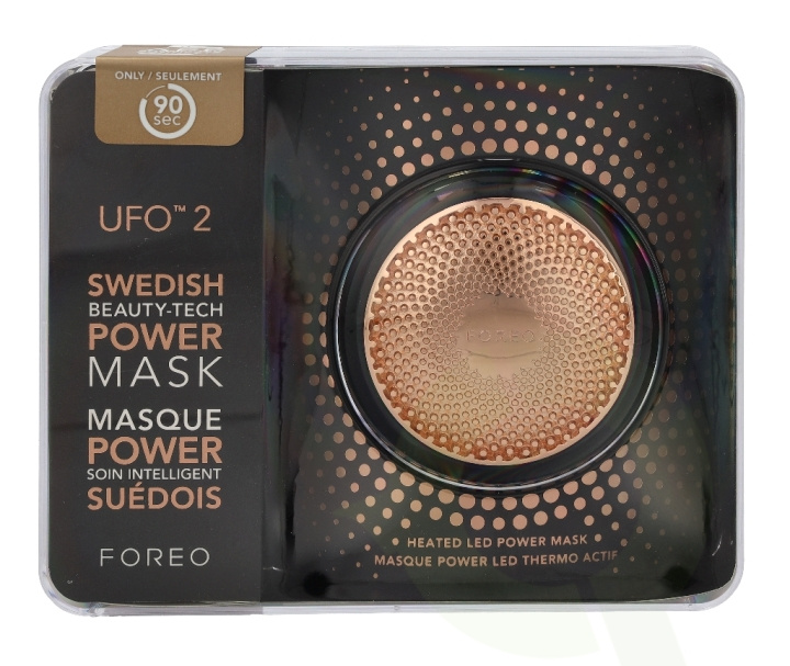Foreo Ufo 2 Power Mask & Light Therapy - Black 1 Piece in de groep BEAUTY & HEALTH / Huidsverzorging / Gezicht / Hulpmiddelen voor huidverzorging bij TP E-commerce Nordic AB (C51405)