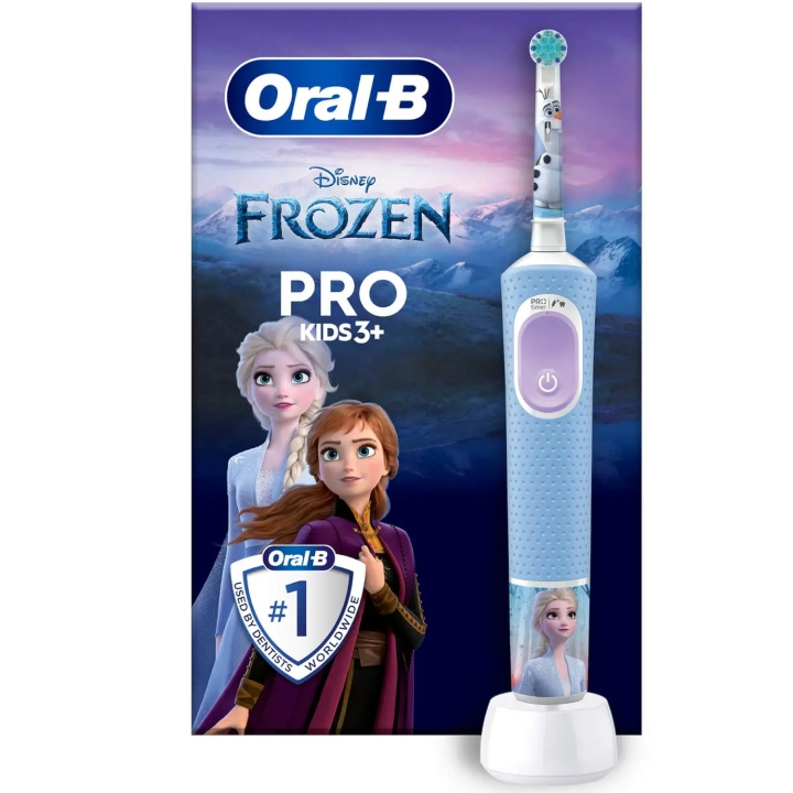 Oral B Eltandborste Vitality Pro Kids Frozen HBOX in de groep BEAUTY & HEALTH / Mondverzorging / Elektrische tandenborstels bij TP E-commerce Nordic AB (C51451)