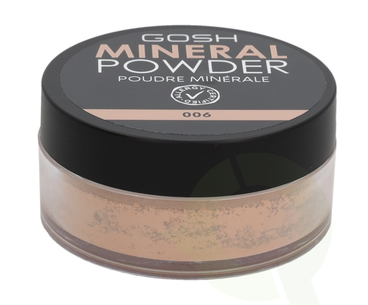 Gosh Mineral Powder 8 g 006 Honey in de groep BEAUTY & HEALTH / Makeup / Make-up gezicht / Poeder bij TP E-commerce Nordic AB (C51678)
