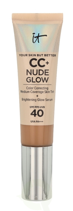 IT Cosmetics CC+ Nude Glow SPF40 32 ml Medium in de groep BEAUTY & HEALTH / Huidsverzorging / Gezicht / Getinte Moisturizer bij TP E-commerce Nordic AB (C51752)