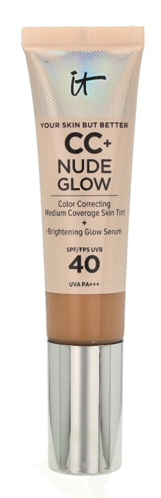 IT Cosmetics CC+ Nude Glow SPF40 32 ml Medium Tan in de groep BEAUTY & HEALTH / Huidsverzorging / Gezicht / Dagcrème bij TP E-commerce Nordic AB (C51753)