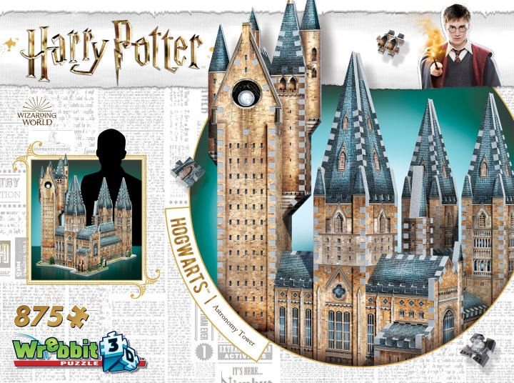 Wizarding World: Harry Potter Wrebbit Hogwarts Observatory 3D-pussel in de groep SPORT, VRIJE TIJD & HOBBY / Hobby / Puzzel bij TP E-commerce Nordic AB (C51994)