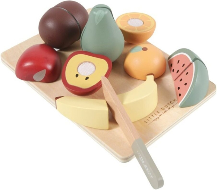 Little Dutch Träfrukter för att skära in de groep SPEELGOED, KINDER- & BABYPRODUCTEN / Speelgoed / Klein huis en rollenspel bij TP E-commerce Nordic AB (C52023)