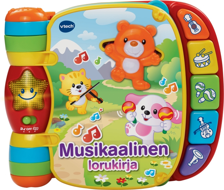 Vtech Baby Musical barnrimbok, FI in de groep SPEELGOED, KINDER- & BABYPRODUCTEN / Babyspeelgoed / Activiteitenspeelgoed bij TP E-commerce Nordic AB (C52076)