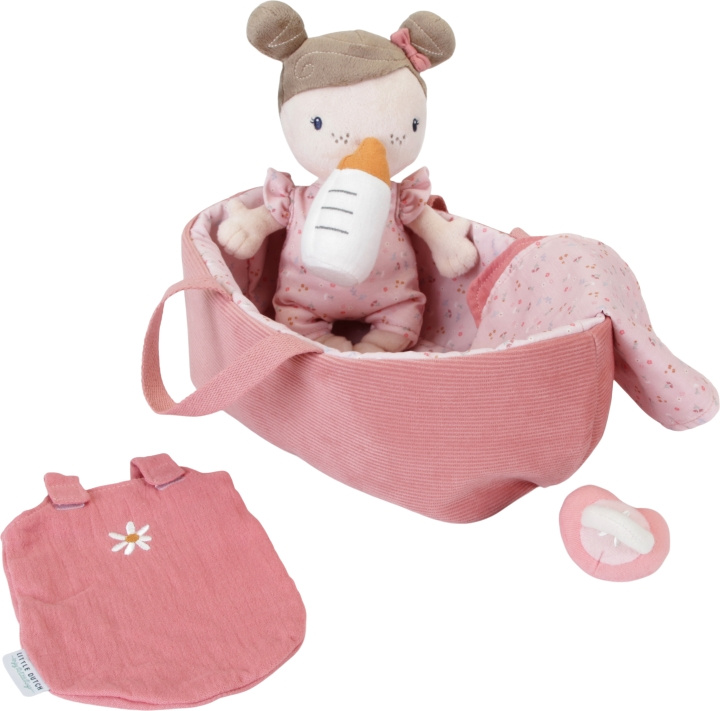 Little Dutch Rosa - Babydocka i väska in de groep SPEELGOED, KINDER- & BABYPRODUCTEN / Speelgoed / Docks & Accessoires bij TP E-commerce Nordic AB (C52105)