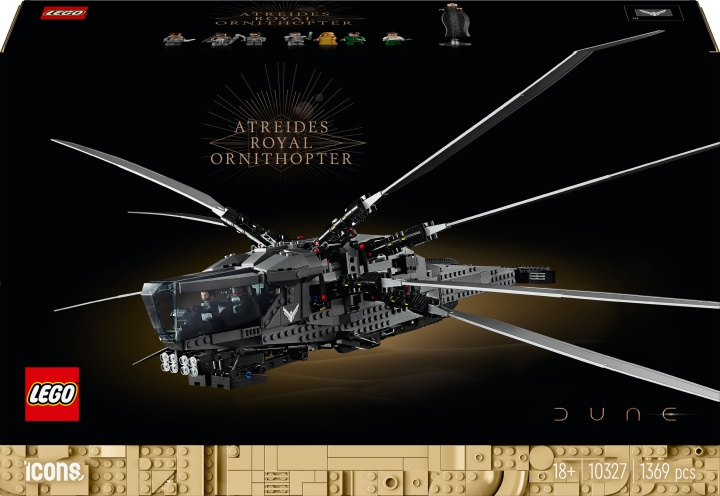 LEGO Icons 10327 - Dune Atreides Royal Ornithopter in de groep SPEELGOED, KINDER- & BABYPRODUCTEN / Speelgoed / Bouwspeelgoed / Lego bij TP E-commerce Nordic AB (C52127)
