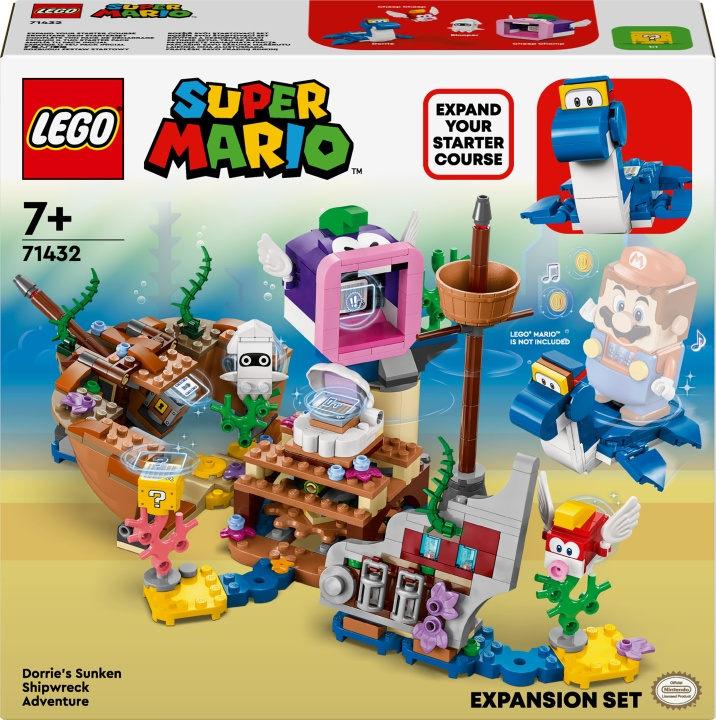 LEGO Super Mario 71432 - Dorrie\'s Sunken Shipwreck Adventure Expansion Set in de groep SPEELGOED, KINDER- & BABYPRODUCTEN / Speelgoed / Bouwspeelgoed / Lego bij TP E-commerce Nordic AB (C52135)