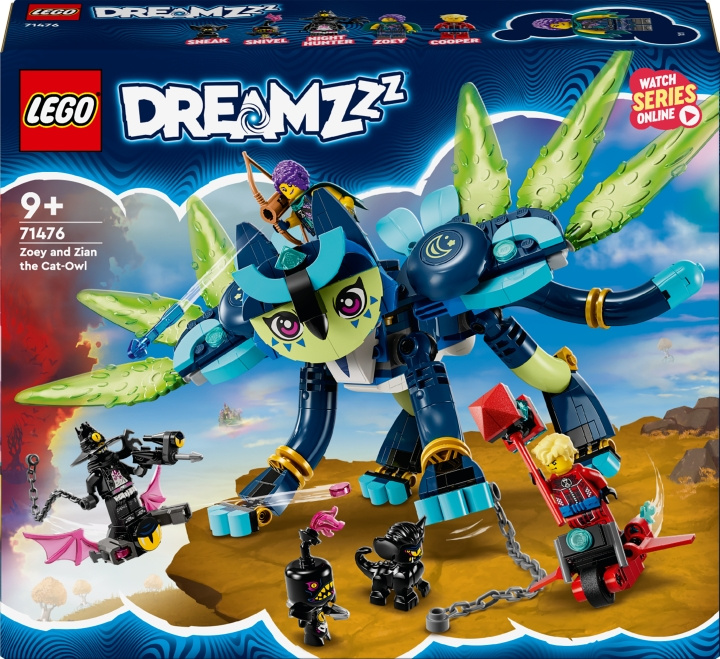 LEGO DREAMZzz 71476 - Zoey and Zian the Cat-Owl in de groep SPEELGOED, KINDER- & BABYPRODUCTEN / Speelgoed / Bouwspeelgoed / Lego bij TP E-commerce Nordic AB (C52140)