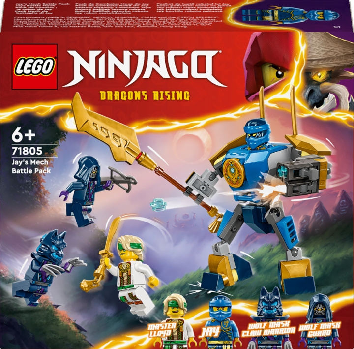 LEGO Ninjago 71805 - Jay\'s Mech Battle Pack in de groep SPEELGOED, KINDER- & BABYPRODUCTEN / Speelgoed / Bouwspeelgoed / Lego bij TP E-commerce Nordic AB (C52158)