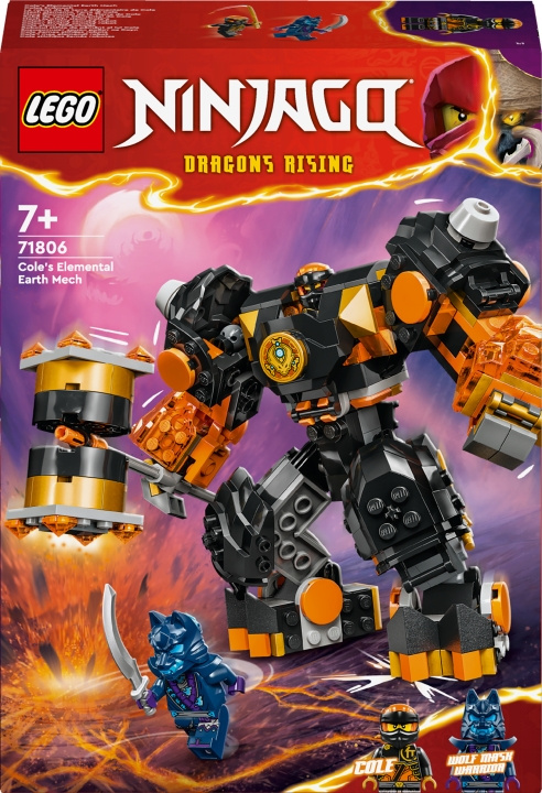 LEGO Ninjago 71806 - Cole\'s Elemental Earth Mech in de groep SPEELGOED, KINDER- & BABYPRODUCTEN / Speelgoed / Bouwspeelgoed / Lego bij TP E-commerce Nordic AB (C52159)