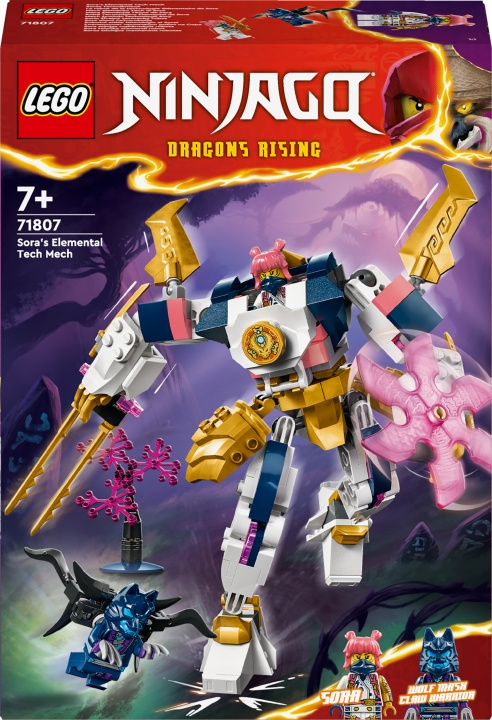 LEGO Ninjago 71807 - Sora\'s Elemental Tech Mech in de groep SPEELGOED, KINDER- & BABYPRODUCTEN / Speelgoed / Bouwspeelgoed / Lego bij TP E-commerce Nordic AB (C52160)