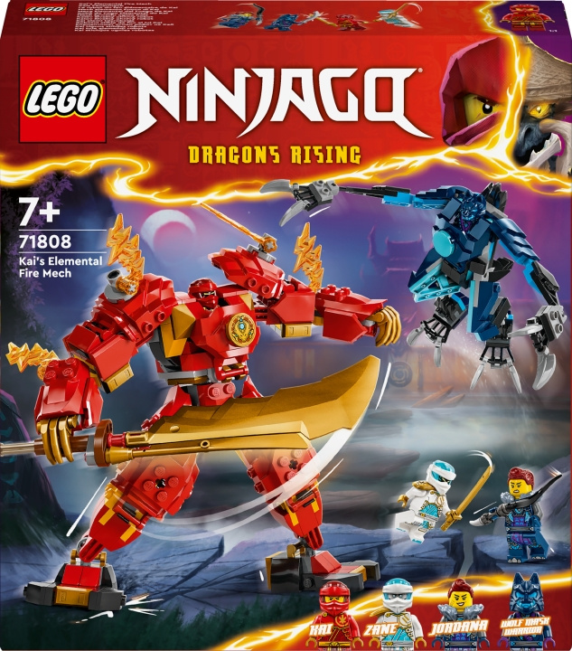 LEGO Ninjago 71808 - Kai\'s Elemental Fire Mech in de groep SPEELGOED, KINDER- & BABYPRODUCTEN / Speelgoed / Bouwspeelgoed / Lego bij TP E-commerce Nordic AB (C52161)