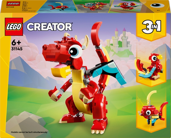 LEGO Creator 31145 - Red Dragon in de groep SPEELGOED, KINDER- & BABYPRODUCTEN / Speelgoed / Bouwspeelgoed / Lego bij TP E-commerce Nordic AB (C52164)