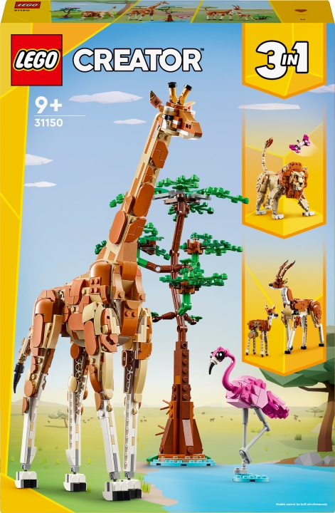 LEGO Creator 31150 - Wild Safari Animals in de groep SPEELGOED, KINDER- & BABYPRODUCTEN / Speelgoed / Bouwspeelgoed / Lego bij TP E-commerce Nordic AB (C52166)