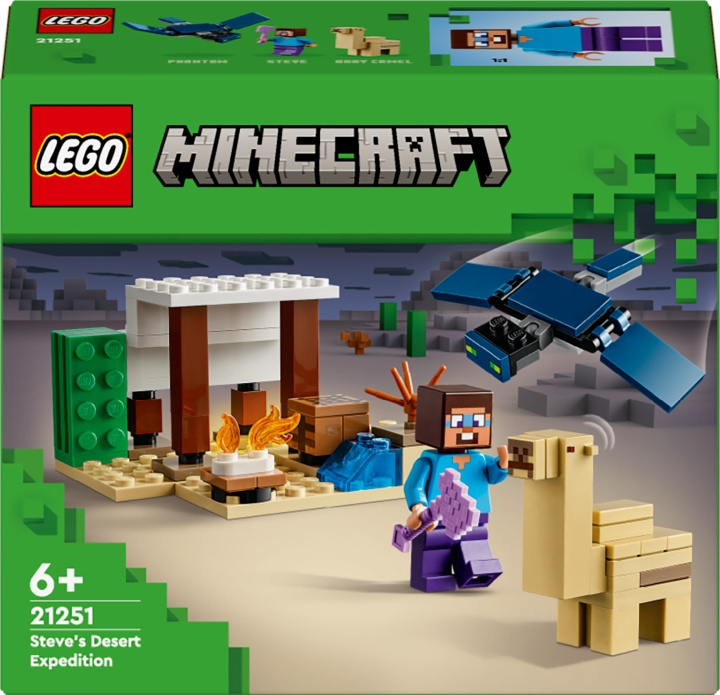 LEGO Minecraft 21251 - Steve\'s Desert Expedition in de groep SPEELGOED, KINDER- & BABYPRODUCTEN / Speelgoed / Bouwspeelgoed / Lego bij TP E-commerce Nordic AB (C52170)
