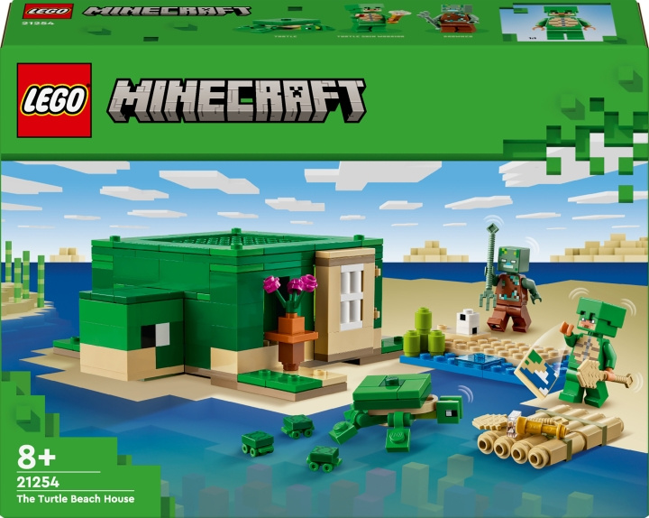 LEGO Minecraft 21254 - The Turtle Beach House in de groep SPEELGOED, KINDER- & BABYPRODUCTEN / Speelgoed / Bouwspeelgoed / Lego bij TP E-commerce Nordic AB (C52171)