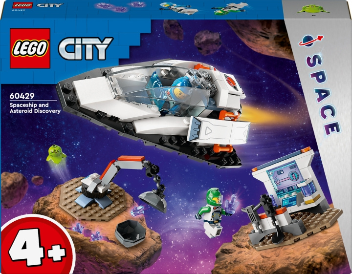 LEGO City Space 60429 - Spaceship and Asteroid Discovery in de groep SPEELGOED, KINDER- & BABYPRODUCTEN / Speelgoed / Bouwspeelgoed / Lego bij TP E-commerce Nordic AB (C52183)