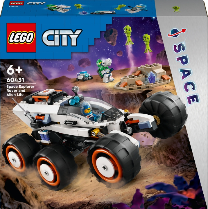 LEGO City Space 60431 - Space Explorer Rover and Alien Life in de groep SPEELGOED, KINDER- & BABYPRODUCTEN / Speelgoed / Bouwspeelgoed / Lego bij TP E-commerce Nordic AB (C52185)