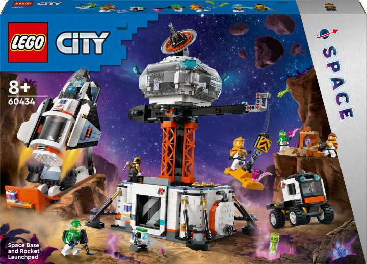 LEGO City Space 60434 - Space Base and Rocket Launchpad in de groep SPEELGOED, KINDER- & BABYPRODUCTEN / Speelgoed / Bouwspeelgoed / Lego bij TP E-commerce Nordic AB (C52187)