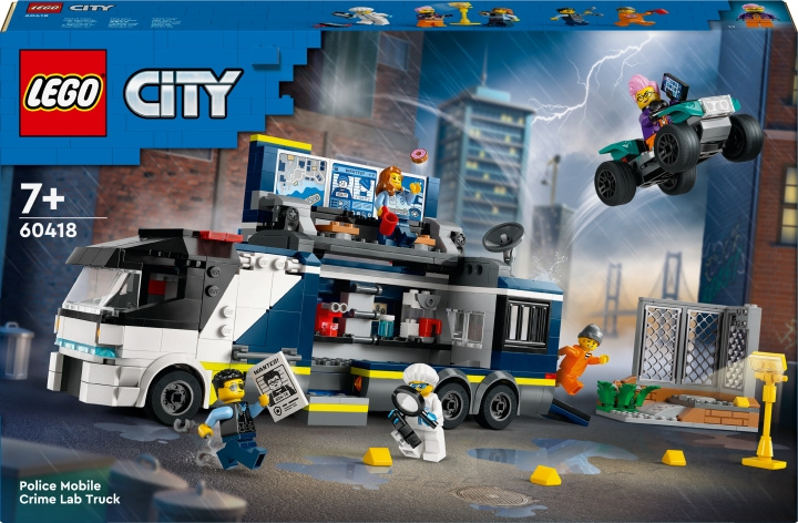 LEGO City Police 60418 - Police Mobile Crime Lab Truck in de groep SPEELGOED, KINDER- & BABYPRODUCTEN / Speelgoed / Bouwspeelgoed / Lego bij TP E-commerce Nordic AB (C52203)