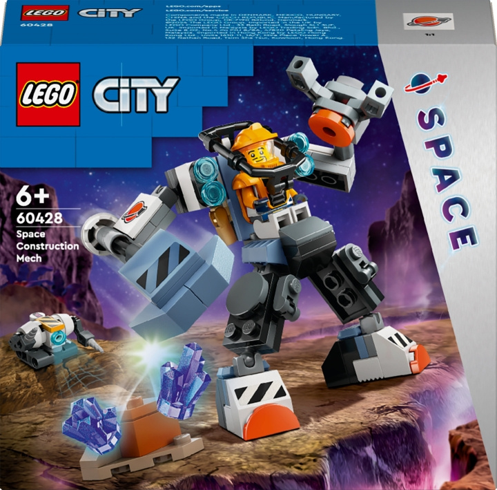 LEGO City Space 60428 - Space Construction Mech in de groep SPEELGOED, KINDER- & BABYPRODUCTEN / Speelgoed / Bouwspeelgoed / Lego bij TP E-commerce Nordic AB (C52205)