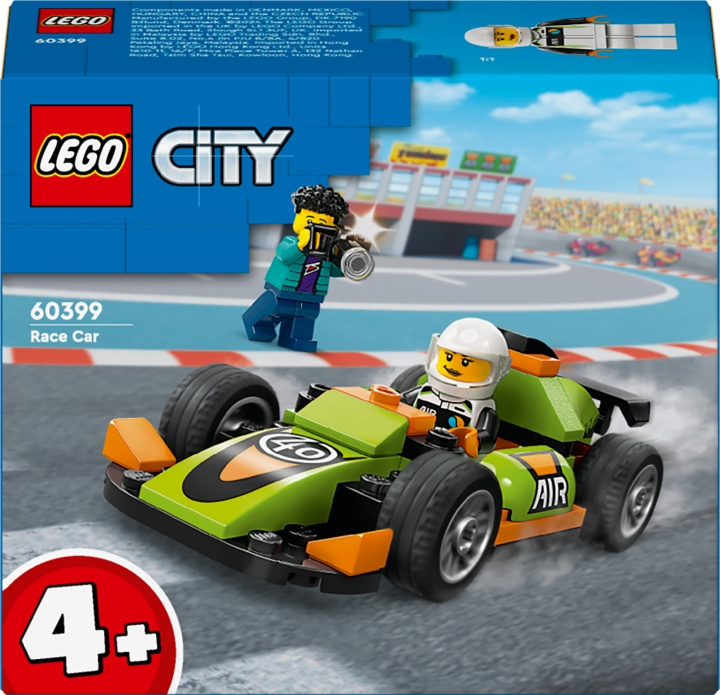 LEGO City Great Vehicles 60399 - Green Race Car in de groep SPEELGOED, KINDER- & BABYPRODUCTEN / Speelgoed / Bouwspeelgoed / Lego bij TP E-commerce Nordic AB (C52220)