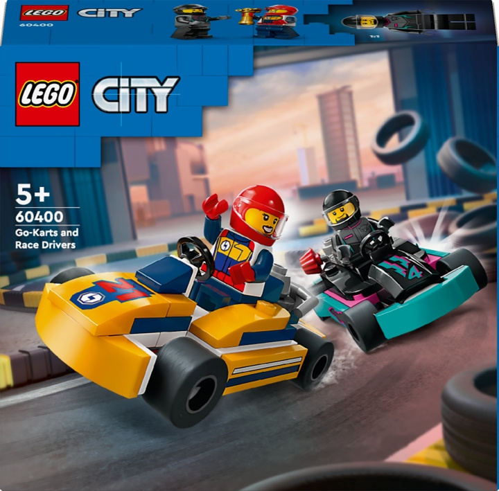 LEGO City Great Vehicles 60400 - Go-Karts and Race Drivers in de groep SPEELGOED, KINDER- & BABYPRODUCTEN / Speelgoed / Bouwspeelgoed / Lego bij TP E-commerce Nordic AB (C52221)