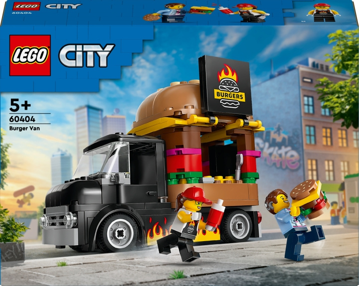 LEGO City Great Vehicles 60404 - Burger Truck in de groep SPEELGOED, KINDER- & BABYPRODUCTEN / Speelgoed / Bouwspeelgoed / Lego bij TP E-commerce Nordic AB (C52225)