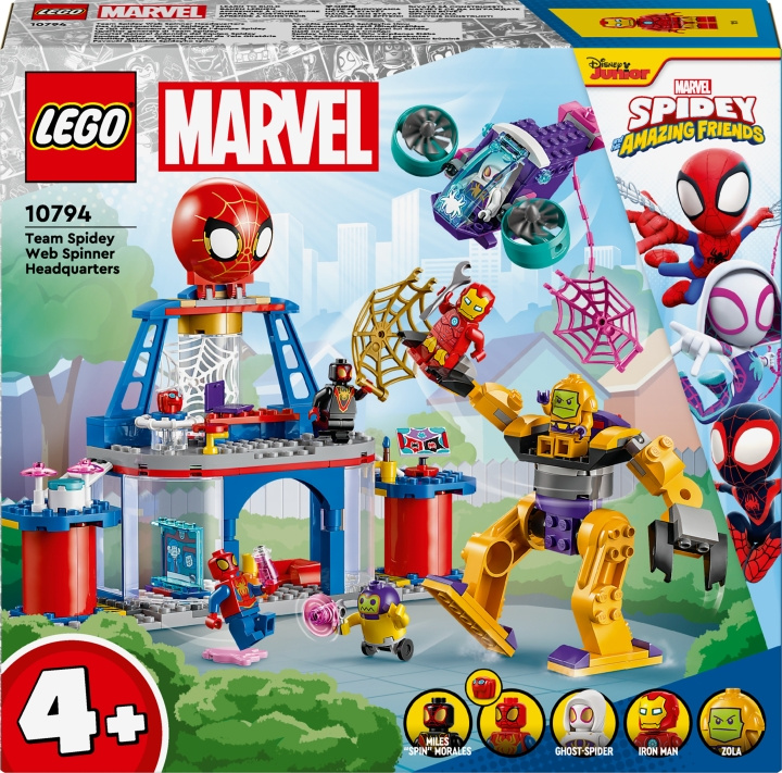 LEGO Super Heroes Marvel 10794 - Team Spidey Web Spinner Headquarters in de groep SPEELGOED, KINDER- & BABYPRODUCTEN / Speelgoed / Bouwspeelgoed / Lego bij TP E-commerce Nordic AB (C52231)