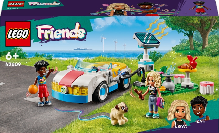 LEGO Friends 42609 - Electric Car and Charger in de groep SPEELGOED, KINDER- & BABYPRODUCTEN / Speelgoed / Bouwspeelgoed / Lego bij TP E-commerce Nordic AB (C52235)