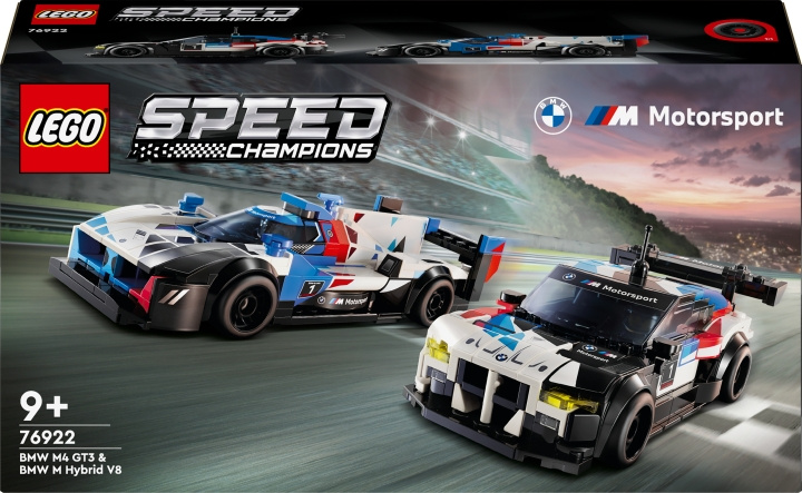 LEGO Speed Champions 76922 - BMW M4 GT3 & BMW M Hybrid V8 Race Cars in de groep SPEELGOED, KINDER- & BABYPRODUCTEN / Speelgoed / Bouwspeelgoed / Lego bij TP E-commerce Nordic AB (C52258)