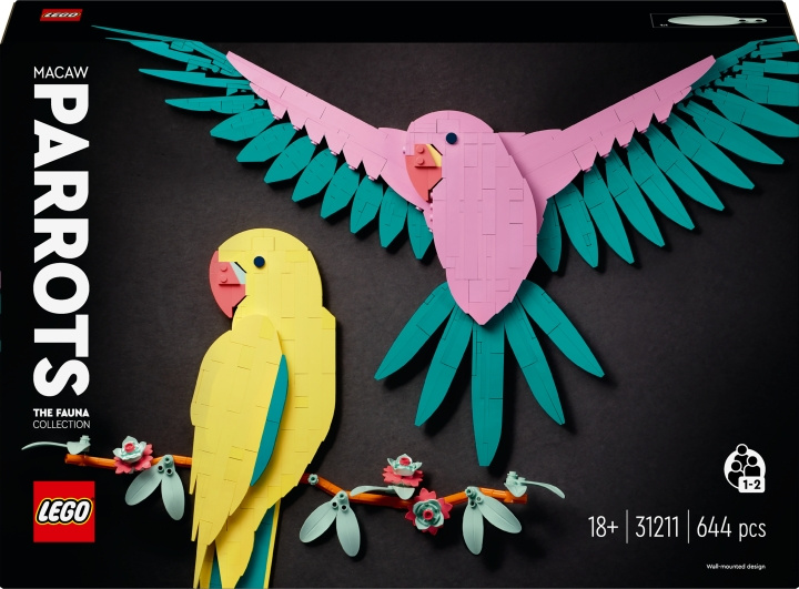 The Fauna Collection – Macaw Parrots in de groep SPEELGOED, KINDER- & BABYPRODUCTEN / Speelgoed / Bouwspeelgoed / Lego bij TP E-commerce Nordic AB (C52259)