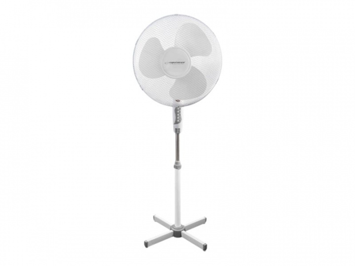 Esperanza HURRICANE Kylfläkt Golvstående Vit in de groep HUISHOUDEN & TUIN / Ventilatoren & Klimaatproducten / Vloerventilatoren bij TP E-commerce Nordic AB (C52337)