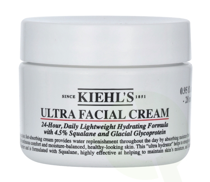 Kiehls Kiehl\'s 24-Hour Ultra Facial Cream 28 ml in de groep BEAUTY & HEALTH / Huidsverzorging / Gezicht / Dagcrème bij TP E-commerce Nordic AB (C52444)
