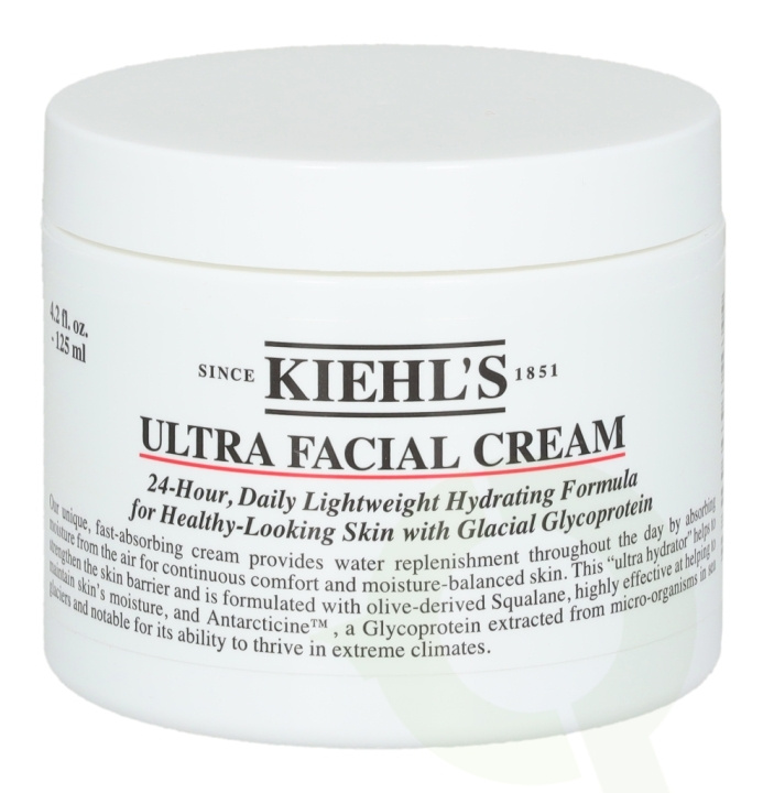 Kiehls Kiehl\'s 24-Hour Ultra Facial Cream 125 ml in de groep BEAUTY & HEALTH / Huidsverzorging / Gezicht / Dagcrème bij TP E-commerce Nordic AB (C52446)