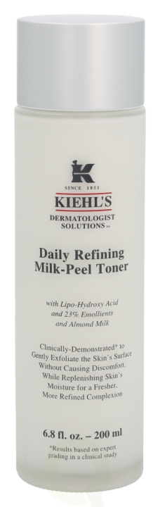 Kiehls Kiehl\'s Daily Refining Milk-Peel Toner 200 ml in de groep BEAUTY & HEALTH / Huidsverzorging / Gezicht / Gezichtswater en Facemist bij TP E-commerce Nordic AB (C52506)