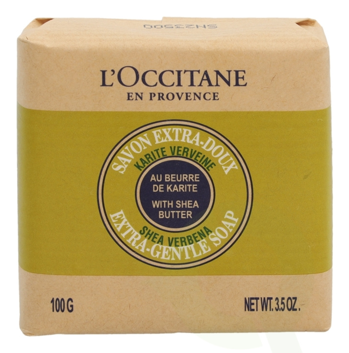 L\'Occitane Extra-Gentle Soap With Shea Butter 100 gr Shea Verbena in de groep BEAUTY & HEALTH / Huidsverzorging / Lichaamsverzorging / Bad- en douchegels bij TP E-commerce Nordic AB (C52563)