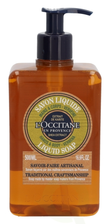 L\'Occitane Verbena Liquid Soap w/Pump 500 ml Hand & Body in de groep BEAUTY & HEALTH / Huidsverzorging / Lichaamsverzorging / Geurende zeep bij TP E-commerce Nordic AB (C52581)