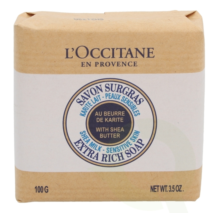 L\'Occitane Shea Milk Extra Rich Soap 100 gr in de groep BEAUTY & HEALTH / Huidsverzorging / Lichaamsverzorging / Bad- en douchegels bij TP E-commerce Nordic AB (C52592)